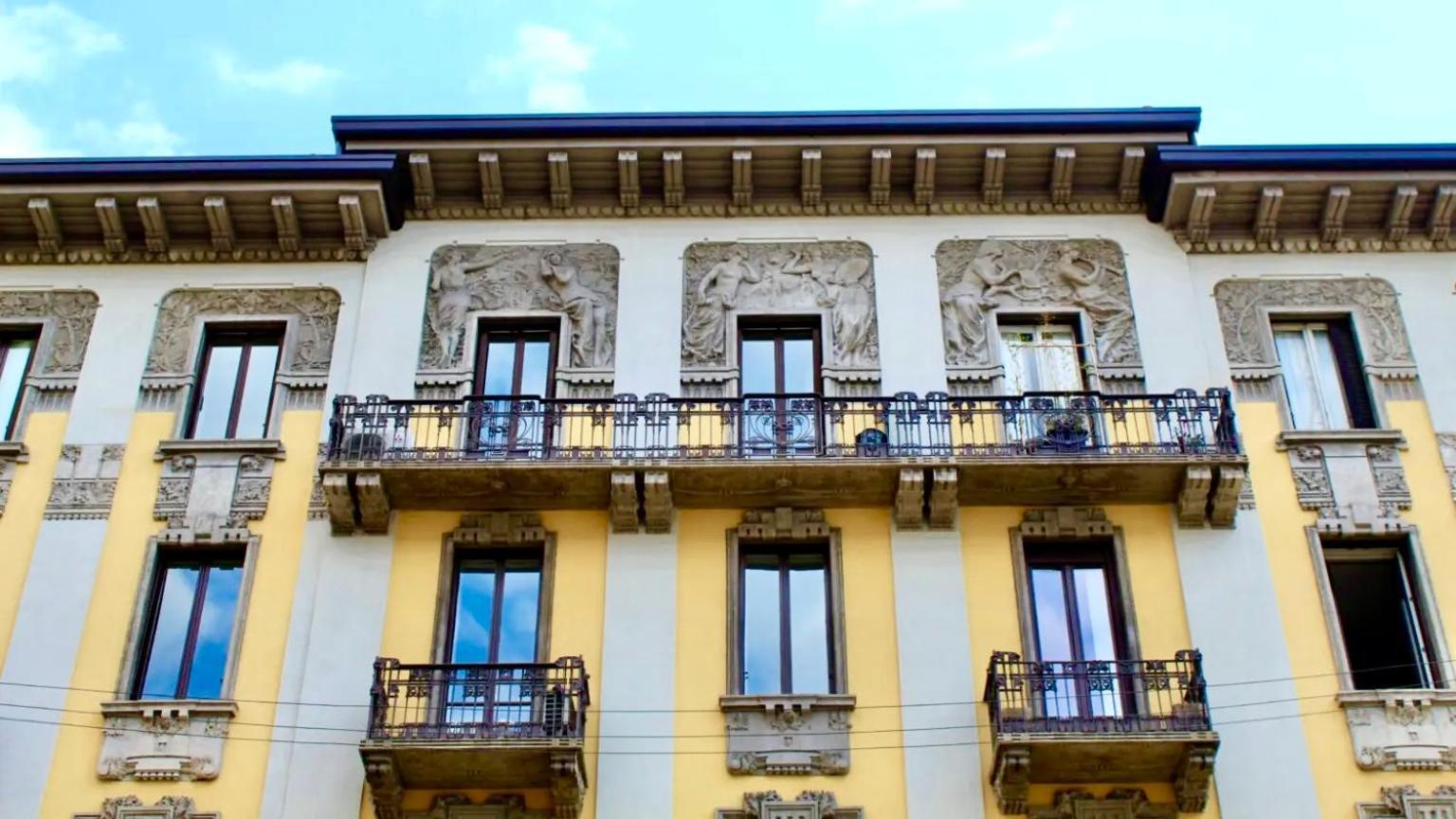 Luxury Room In Central Art Nouveau Building Next To Metro Station Μιλάνο Εξωτερικό φωτογραφία